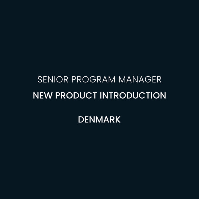 Senior Program Manager – New Product Introduction